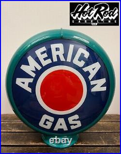 AMERICAN GAS Reproduction 13.5 Gas Pump Globe (Green Body)