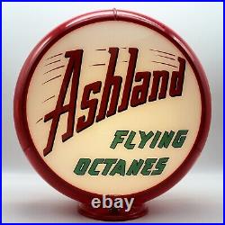 ASHLAND FLYING OCTANES 13.5 Gas Pump Globe SHIPS FULLY ASSEMBLED