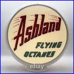 ASHLAND FLYING OCTANES 13.5 Gas Pump Globe SHIPS FULLY ASSEMBLED