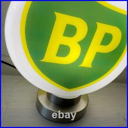 BP 1989 Large 10 inch Gas Pump Globe, Oil Petrol Garage Automotive Memorabilia