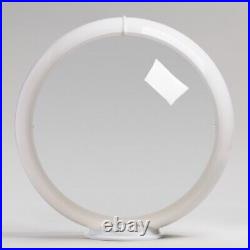 Clear Glass 13.5 Lenses in White Plastic Body (G116) FREE US SHIPPING