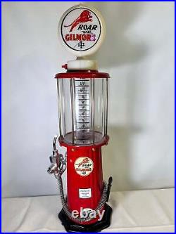 Gas Pump- Roar with Gilmore-Olde Tyne Reproduction -21tall-red/white