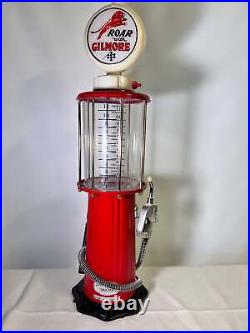 Gas Pump- Roar with Gilmore-Olde Tyne Reproduction -21tall-red/white