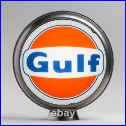 Gulf 1960 Logo 13.5 in Unpainted Steel Body (G138b) FREE US SHIPPING