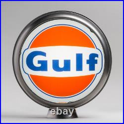 Gulf 1960's Logo 13.5 Gas Pump Globe with Steel Body (G138b)