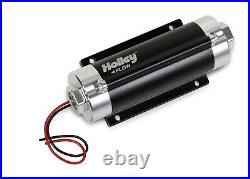 Holley Electric Fuel Pump 12-600 HP Billet 48 gph @ 43psi 41 gph @ 60psi for Gas
