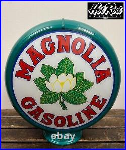 MAGNOLIA GASOLINE Reproduction 13.5 Gas Pump Globe (Green Body)