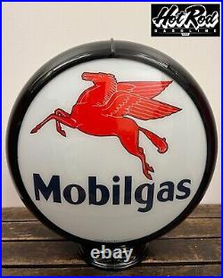 MOBIL Mobilgas Reproduction 13.5 Gas Pump Globe (Black Body)