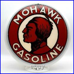 MOHAWK GASOLINE 13.5 Gas Pump Globe SHIPS ASSEMBLED! READY FOR YOUR PUMP