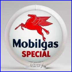 Mobilgas Special 13.5 in White Plastic Body (G149) FREE US SHIPPING