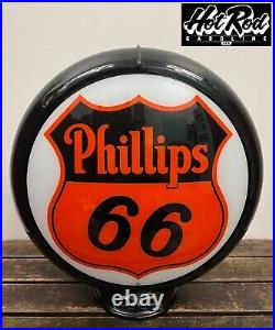 PHILLIPS 66 Reproduction 13.5 Gas Pump Globe (Black Body)
