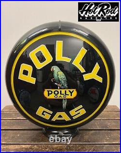 POLLY GAS Reproduction 13.5 Gas Pump Globe (Black Body)