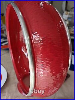 Red Ripple Gil Gas Pump Globe Ring / Globe Ring For Gas Pumps / Man Cave