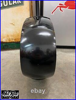 SHAMROCK GASOLINE Reproduction Oval Gas Pump Globe (Black Body)