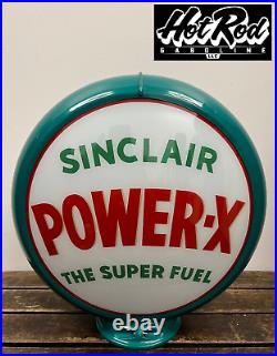 SINCLAIR POWER-X Reproduction 13.5 Gas Pump Globe (Green Body)
