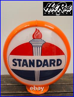 STANDARD Reproduction 13.5 Gas Pump Globe (Orange Body)