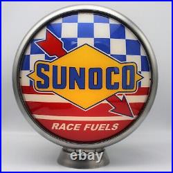 SUNOCO RACE FUELS 13.5 Gas Pump Globe SHIPS ASSEMBLED