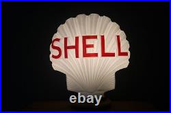 Shell Classic Pump Globe Lamp Glass Oil Gas Automobilia Memorabilia