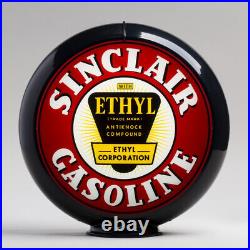 Sinclair Ethyl 13.5 Gas Pump Globe with Black Plastic Body (G180)