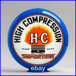 Supertest HC Gas Pump Globe 13.5 in Light Blue Plastic Body (G246) SHIPS FREE