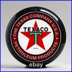 Texaco Products 13.5 Gas Pump Globe with Black Plastic Body (G197)