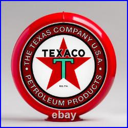 Texaco Products 13.5 Gas Pump Globe with Red Plastic Body (G197)