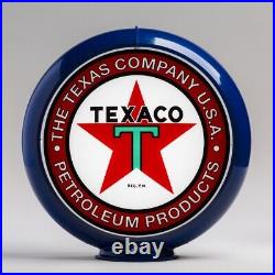 Texaco Products Gas Pump Globe 13.5 in Dark Blue Plastic Body (G197) SHIPS FREE