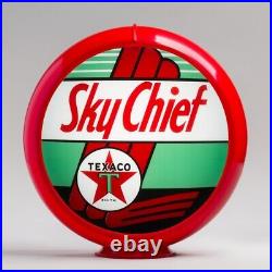 Texaco Sky Chief Gas Pump Globe 13.5 in Red Plastic Body (G196) SHIPS FREE